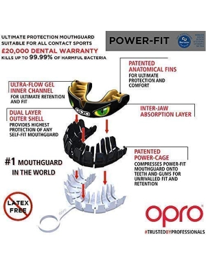 Opro Power-Fit Gumshield - Eyes